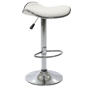 Bar stool ENZO PU white