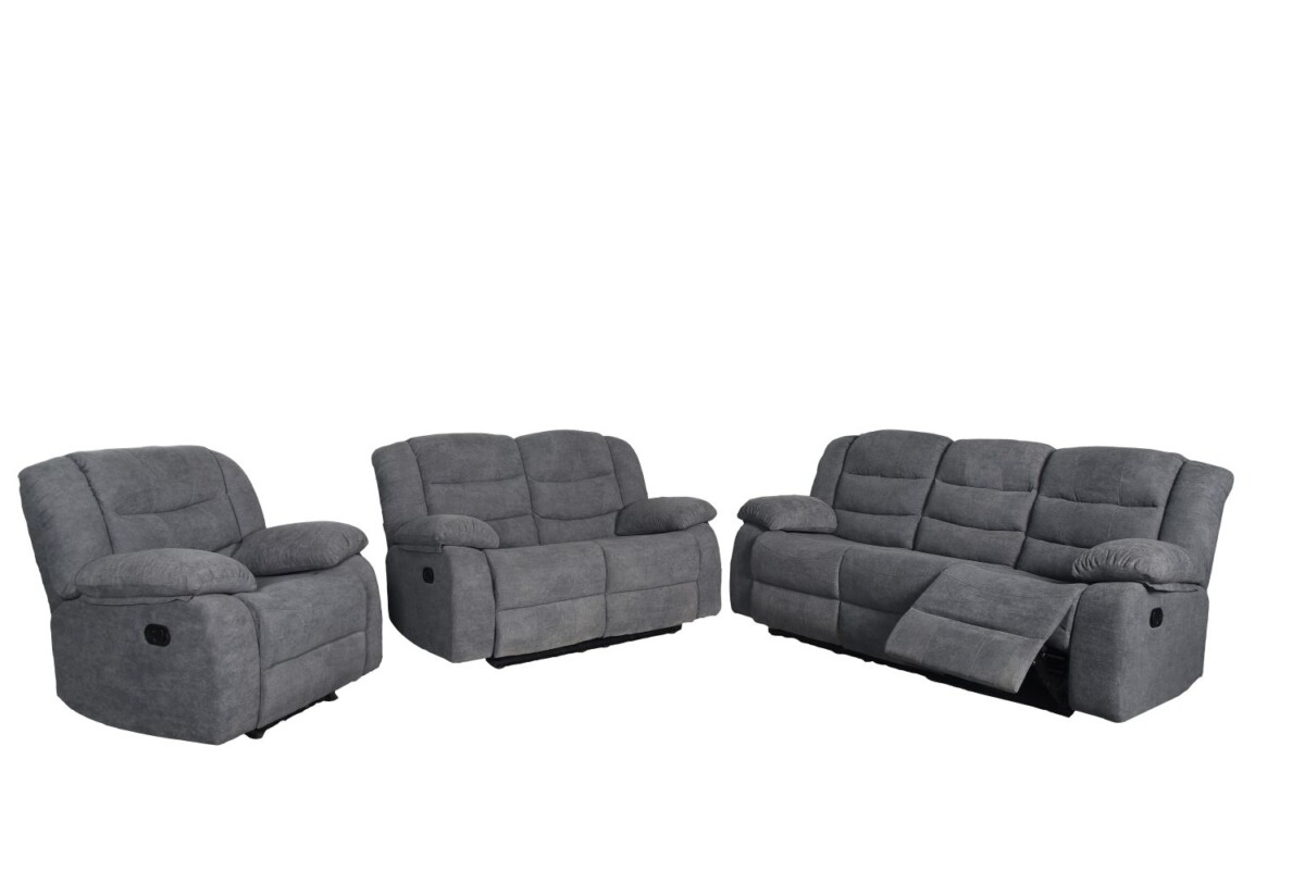 #057 Manual Recliner Sofa Set 3+2+1 - Image 2