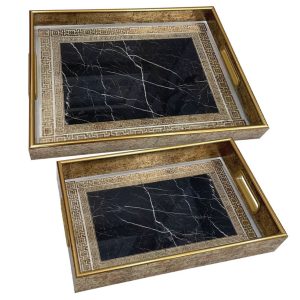 Set of 2 MDF trays 15-26001