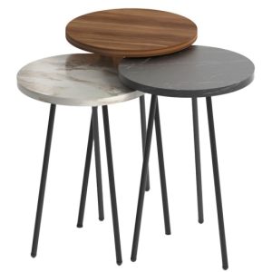Side Tables set of 3 CORMAC (185-000063)