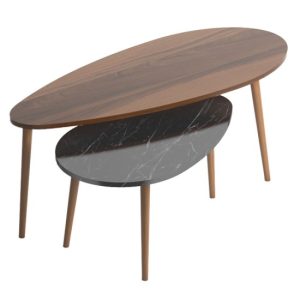 Coffee tables MONTY set of 2 (185-000066/67/88)