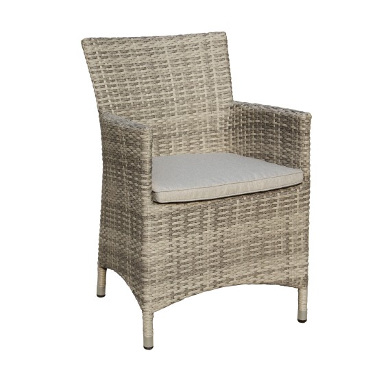 Aluminium wicker Armchair #61012 - Image 2