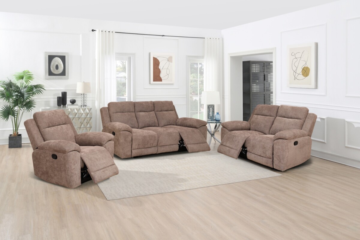 Recliner sofa set 3+2+1 #6642