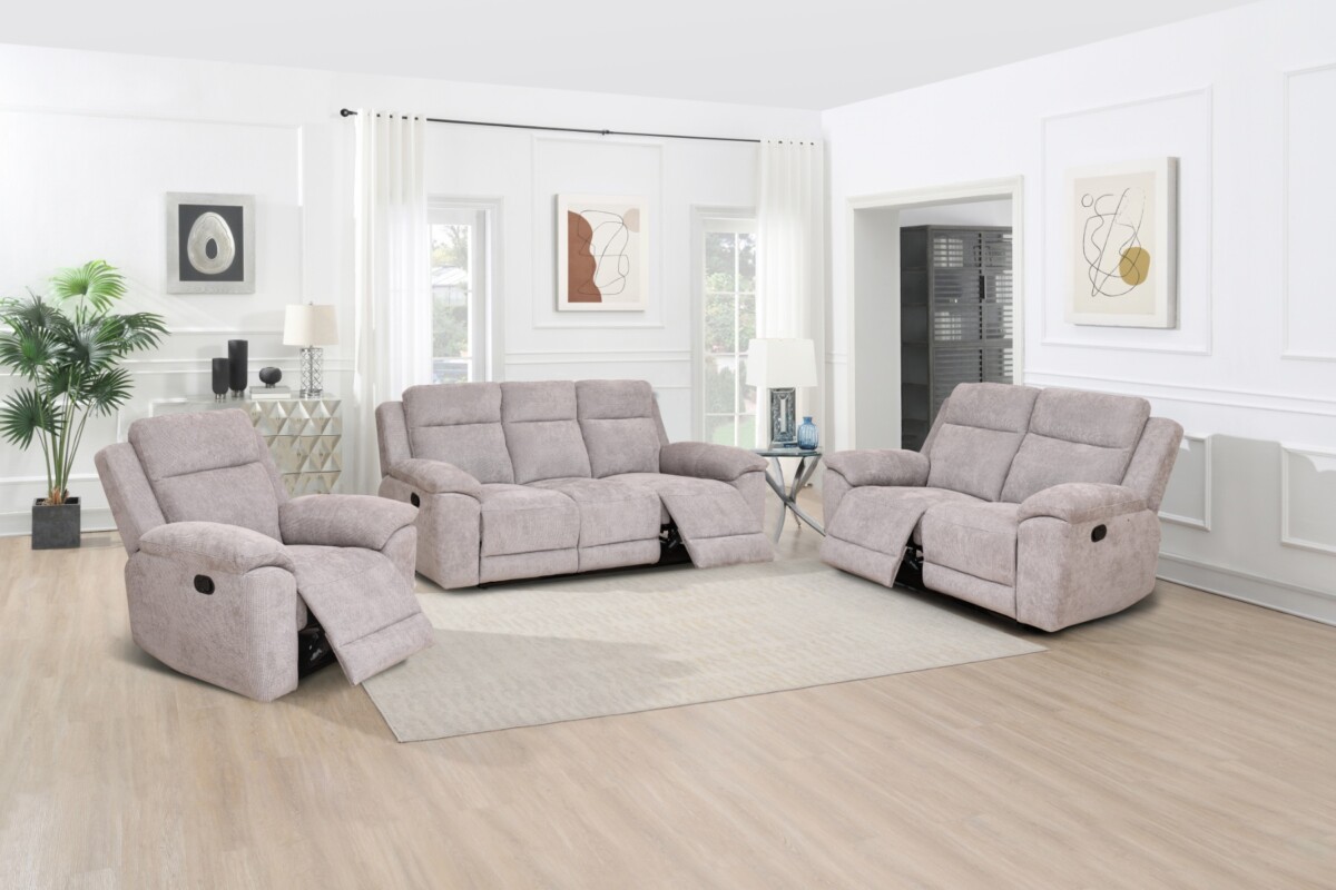 Recliner sofa set 3+2+1 #6642 - Image 2