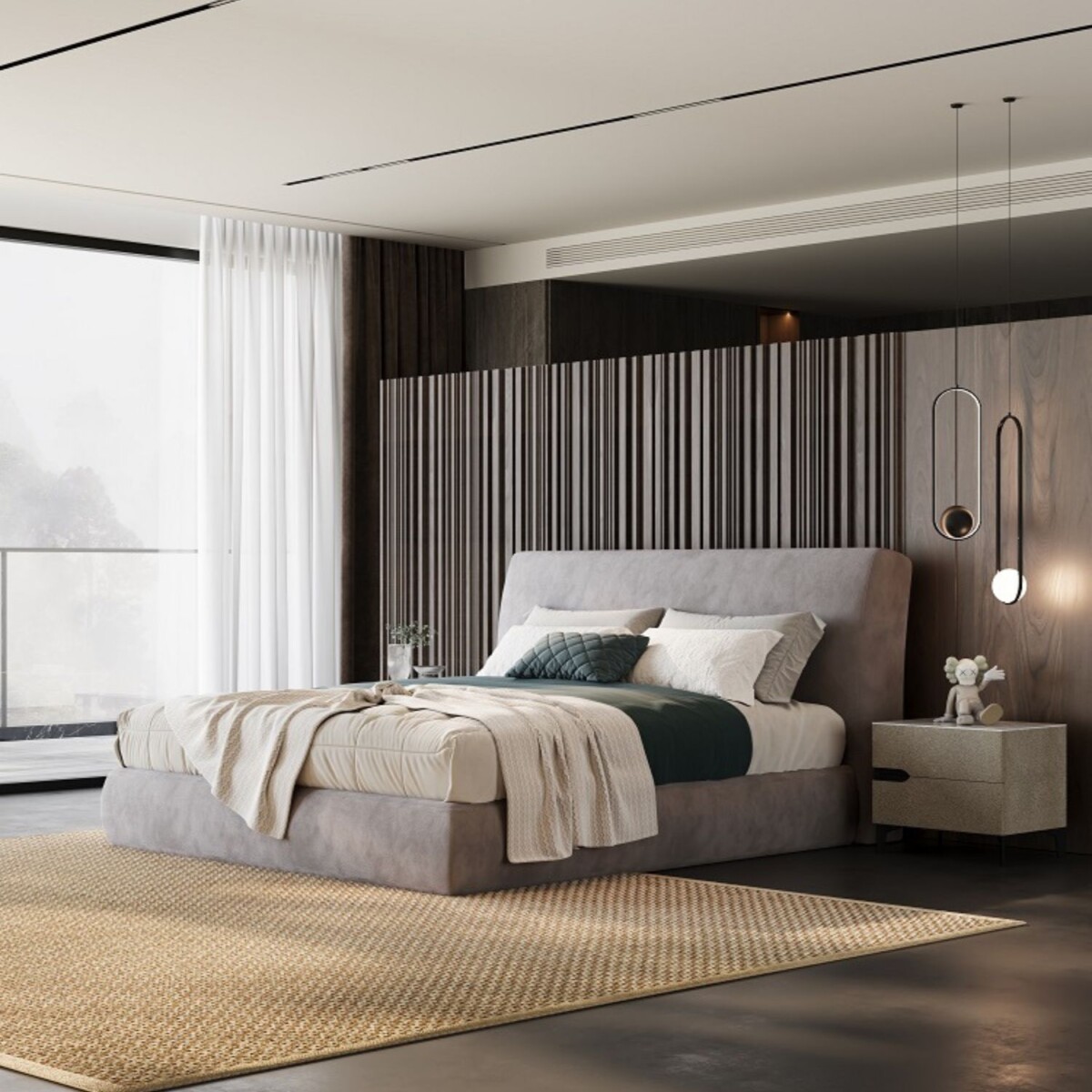 Bed SNOWY (BHB-402B) 150x200