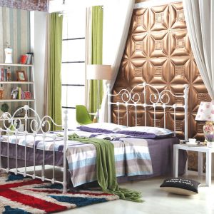 Bed BMB-16 White
