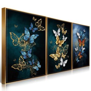 Canvas painting ET236ABC gold frame