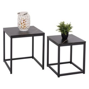 Set of 2 Side tables GRELAY (HM8762)