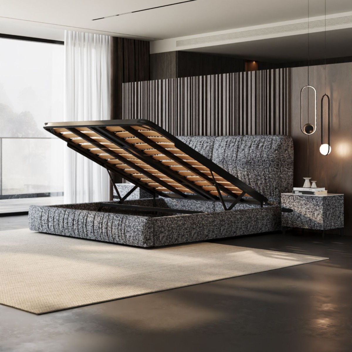 STORAGE BED ORA 160x200