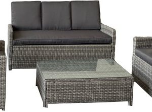 4pcs Rattan Set XT1096B